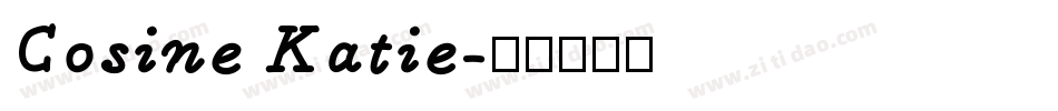 Cosine Katie字体转换